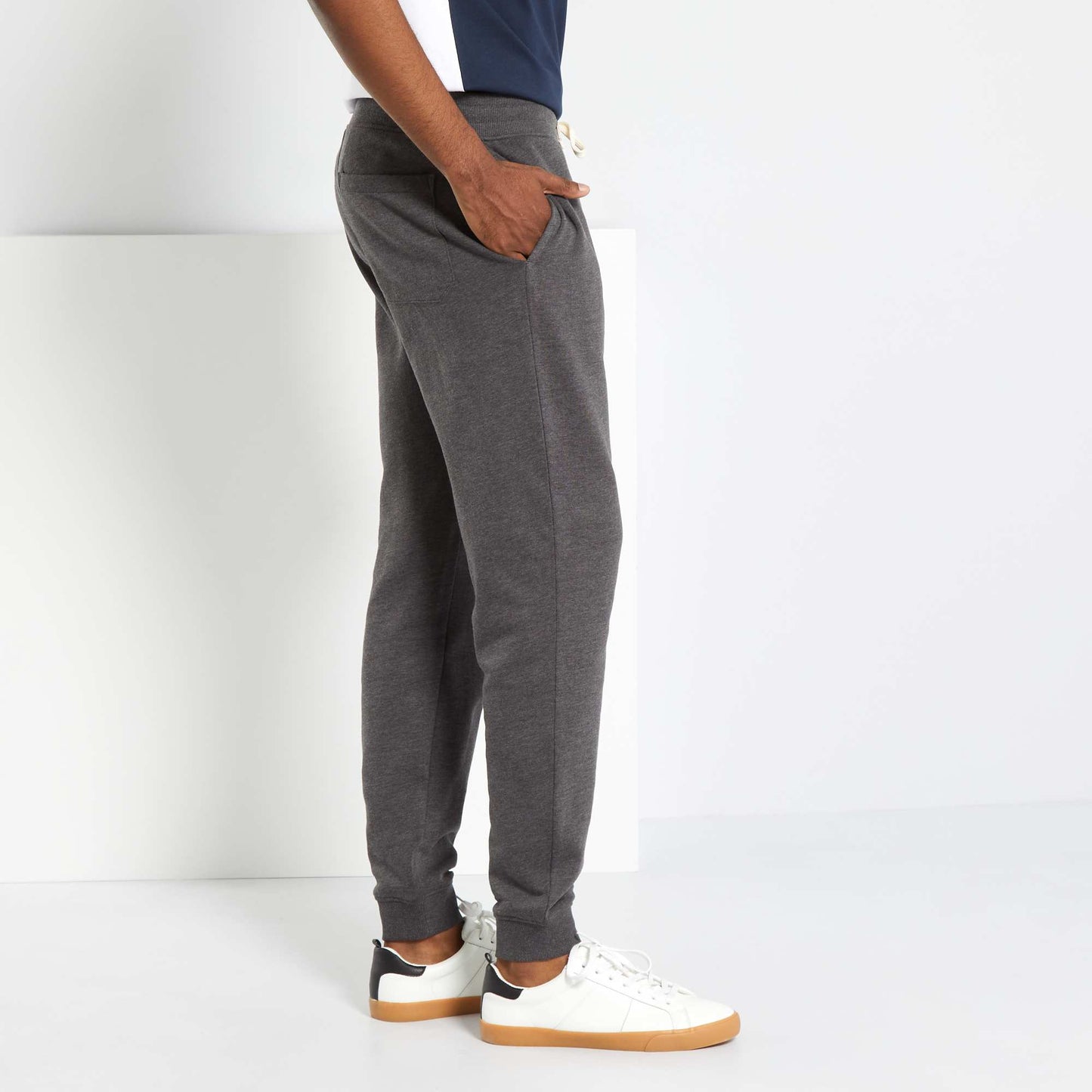 Eco-design tracksuit bottoms GREY