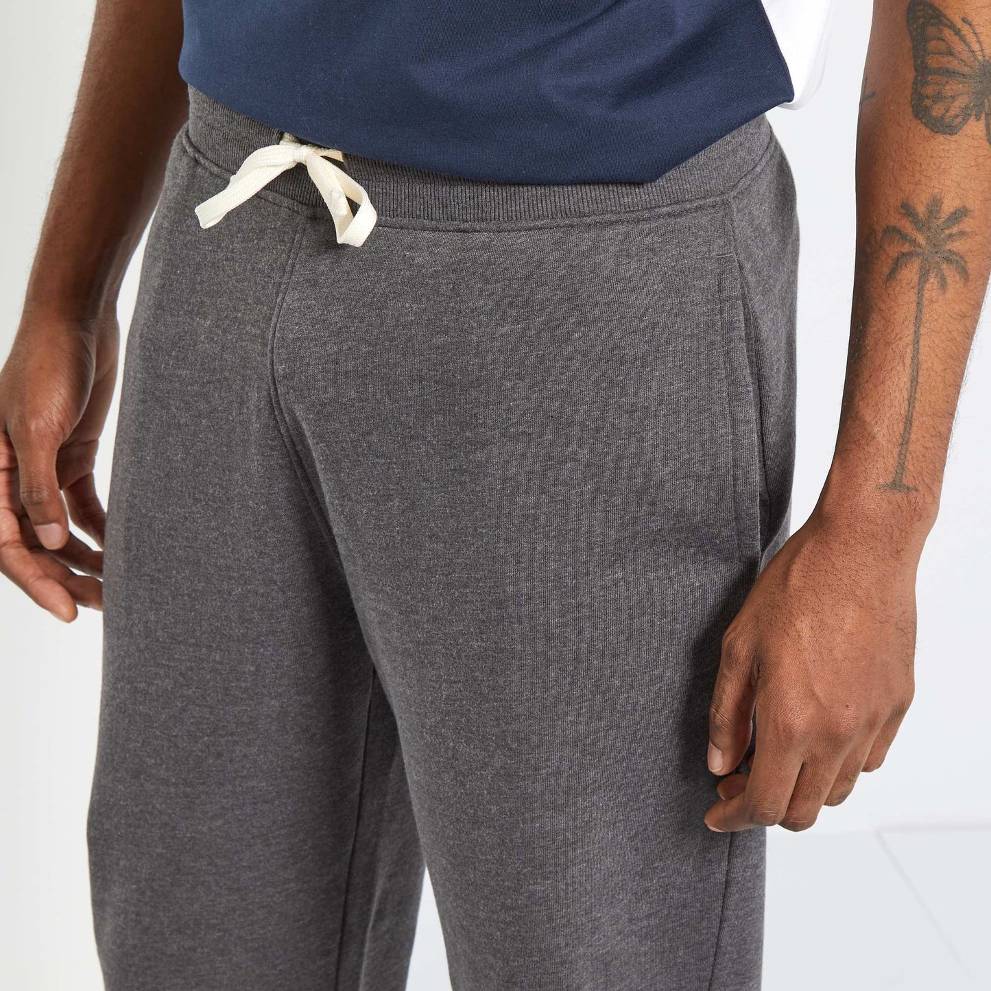 Eco-design tracksuit bottoms GREY