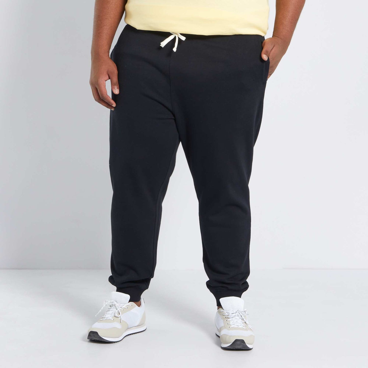 Eco-design tracksuit bottoms Black