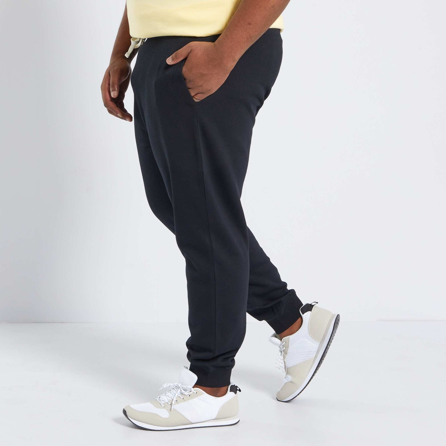 Eco-design tracksuit bottoms Black