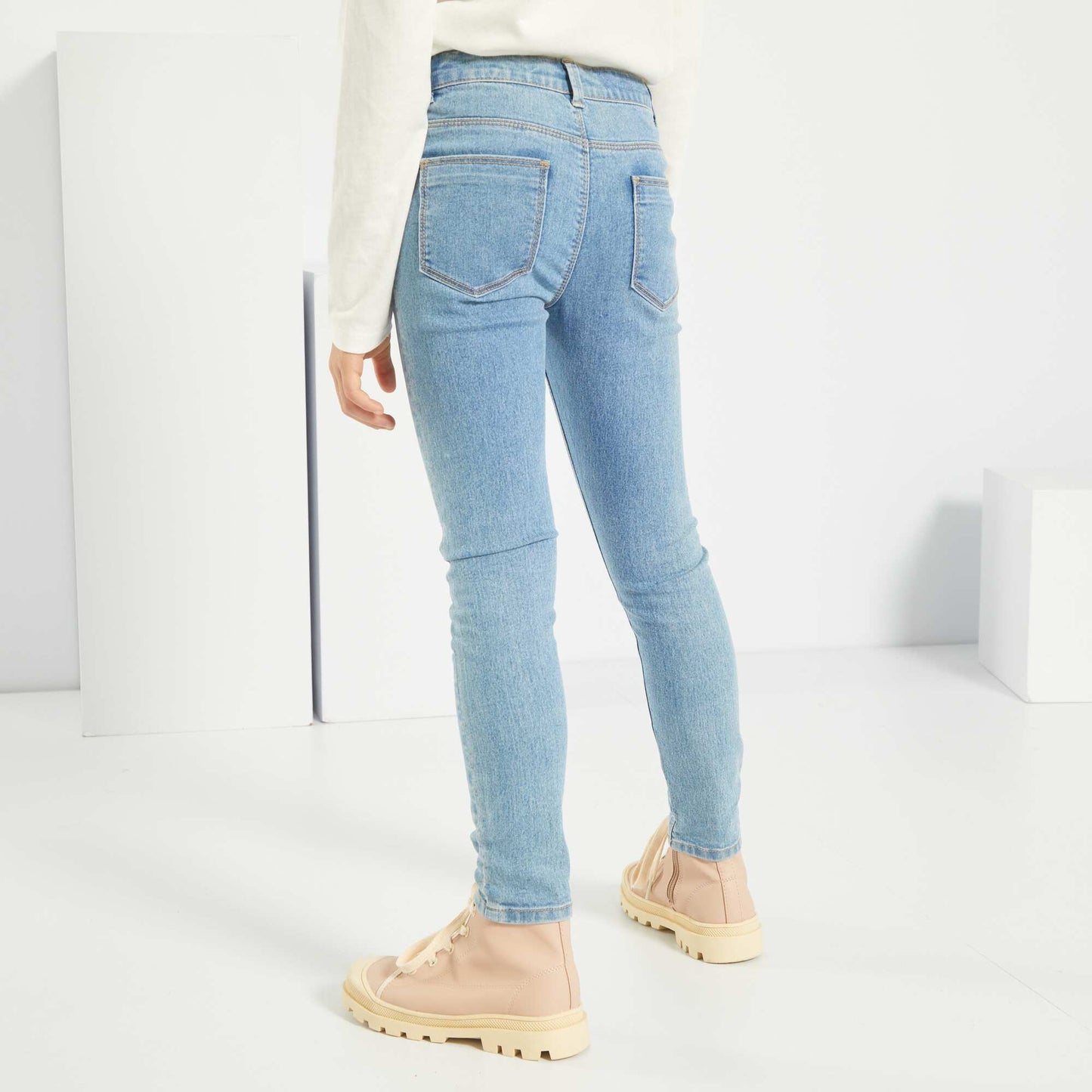 Eco-design skinny jeans BLUE