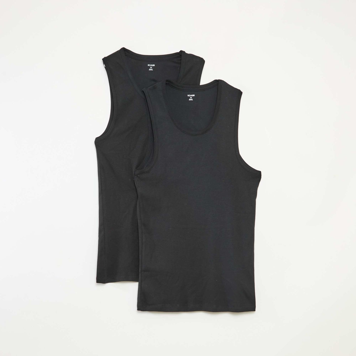 Pack of 2 vest tops BLACK