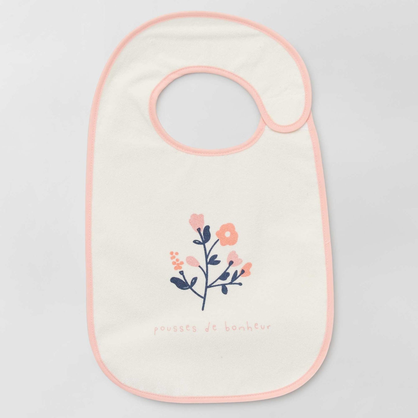 Pack of 5 printed bibs BLUE