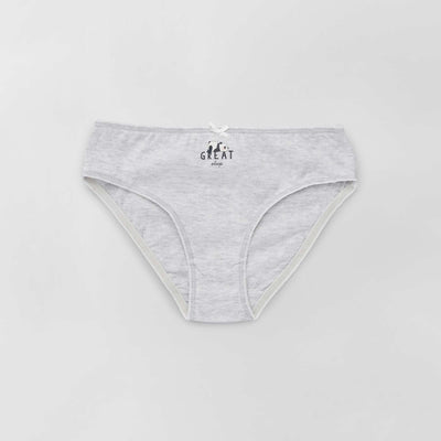 Jersey briefs with pretty bow - Pack of 4 WHITE