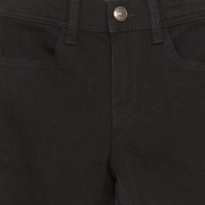 Skinny jeans with adjustable waist BLACK