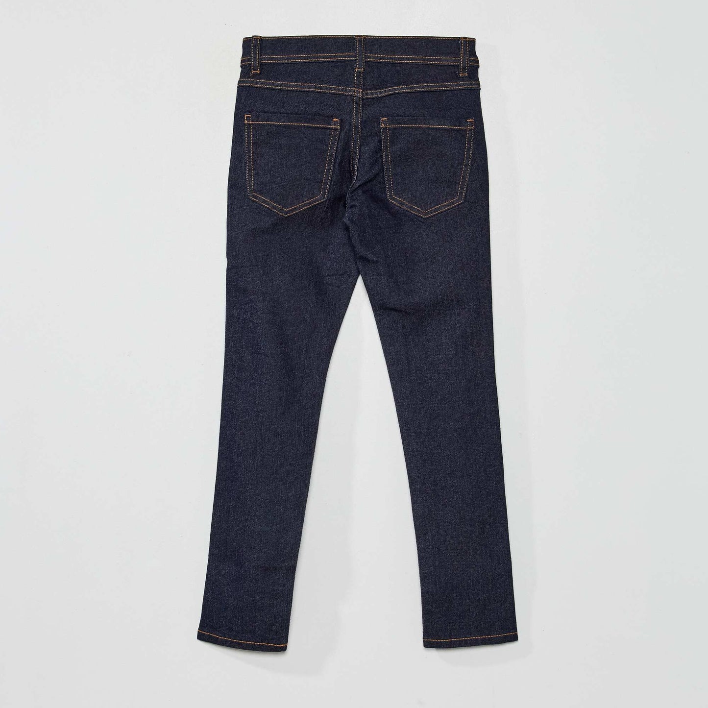 Skinny jeans with adjustable waist BLUE