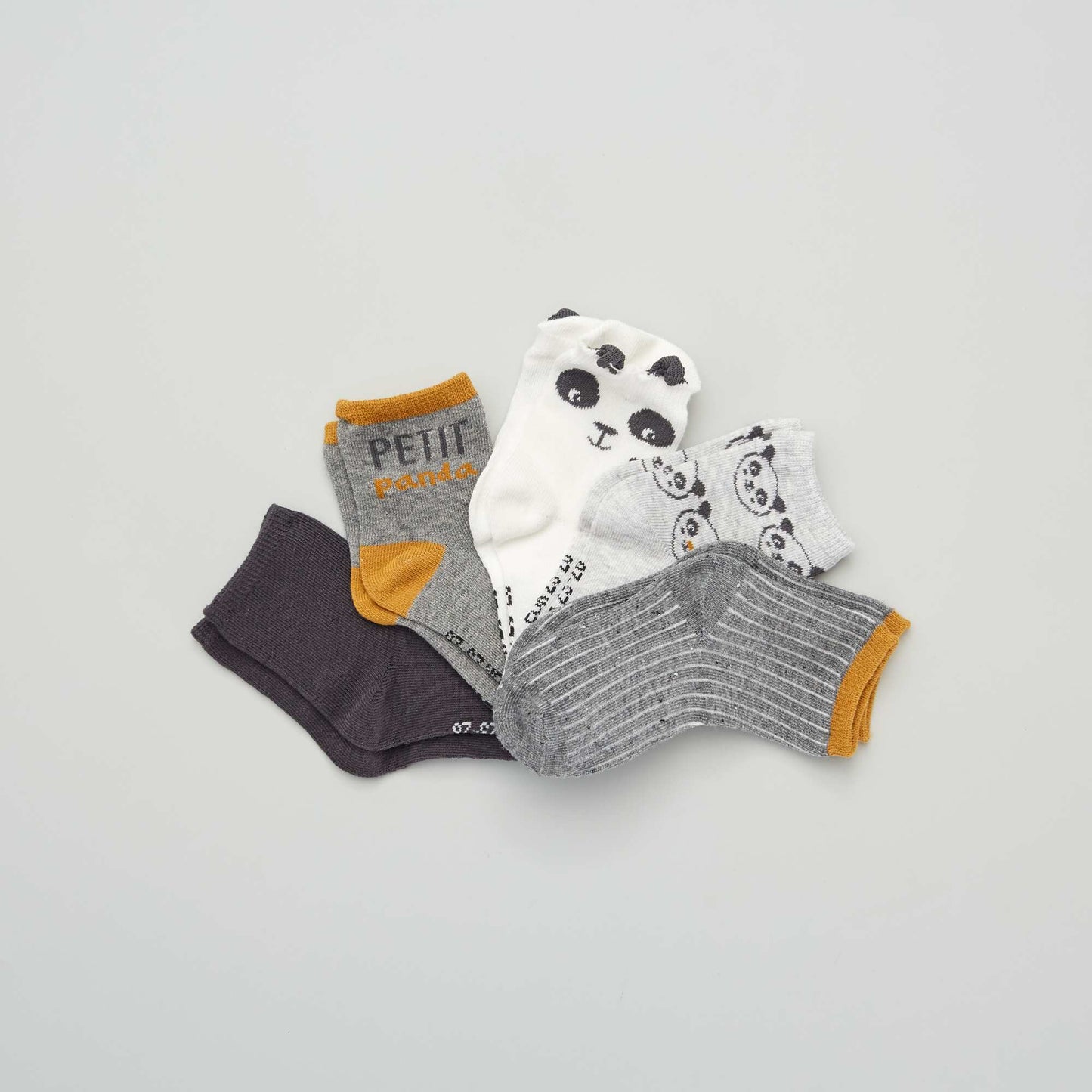 Fancy socks - Pack of 5 GREY