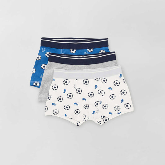 Pack of 3 pairs of boxer shorts BLUE