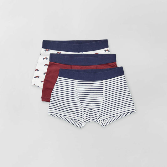 Pack of 3 pairs of boxer shorts WHITE