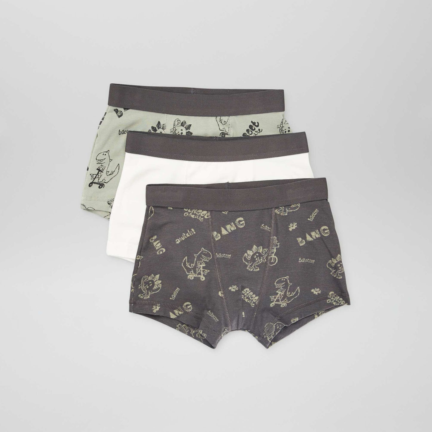 Pack of 3 pairs of boxer shorts BIKE_DINO