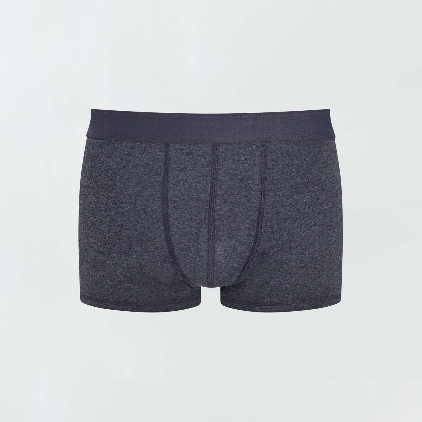 Pack of 3 pairs of plus size eco-design boxer shorts dark grey