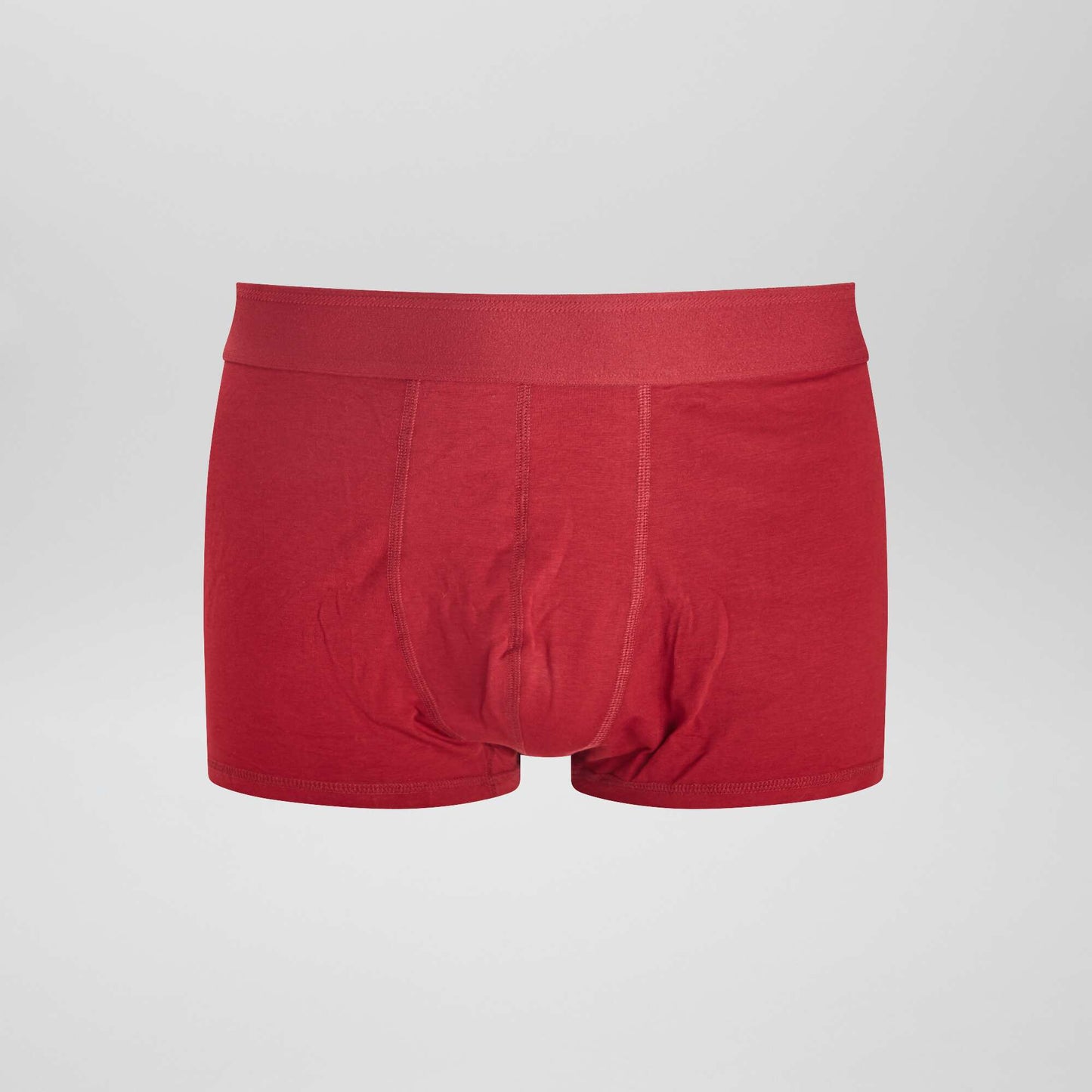 Pack of 3 pairs of plus size eco-design boxer shorts RED