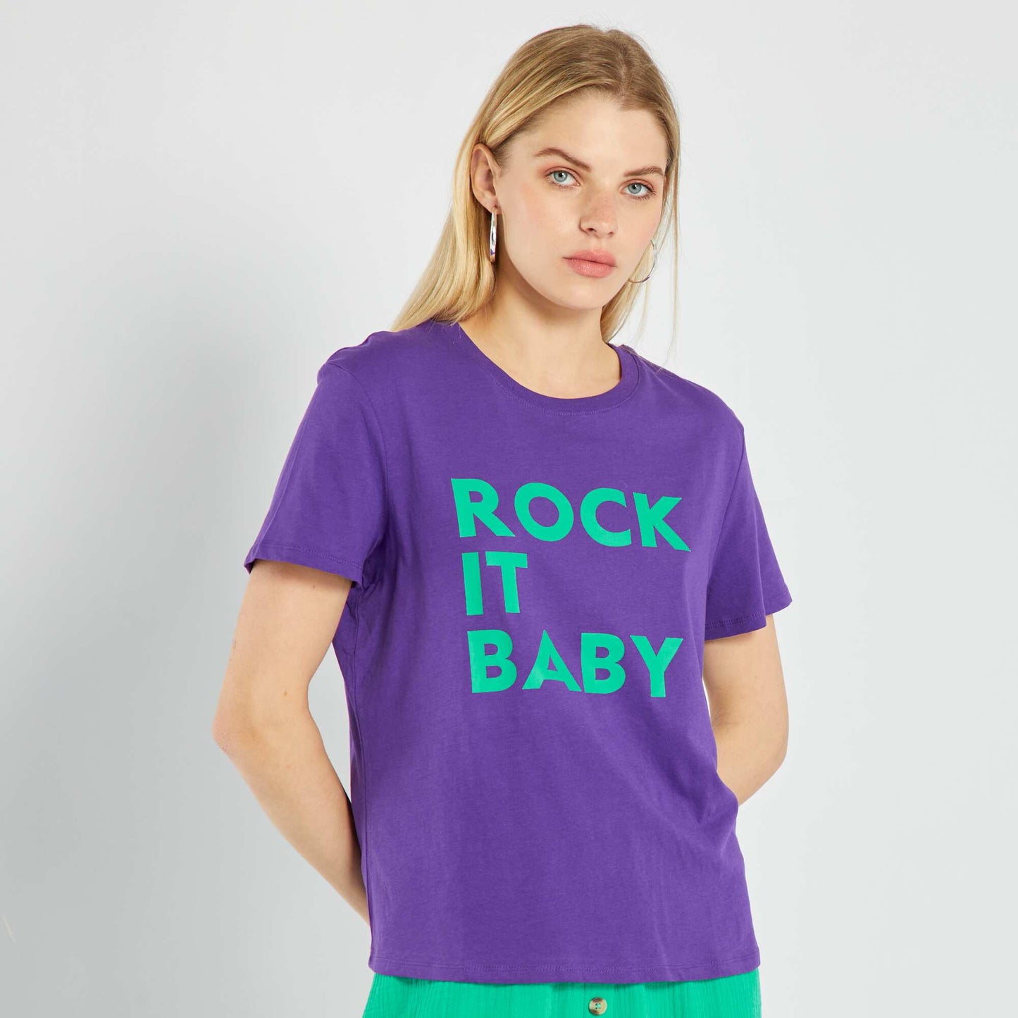 تي شيرت بتصميم قلب صديق للبيئة من PURPLEROCK