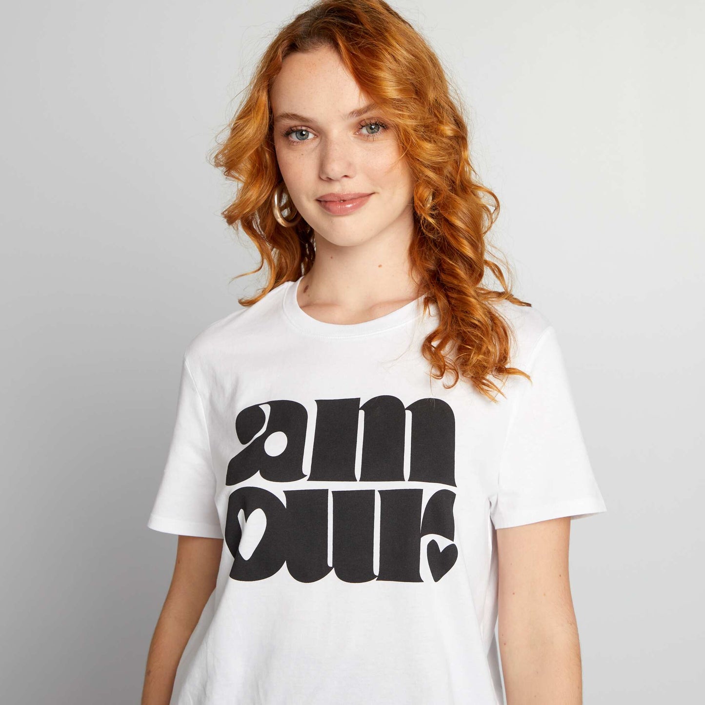 Eco-design heart T-shirt WHITE