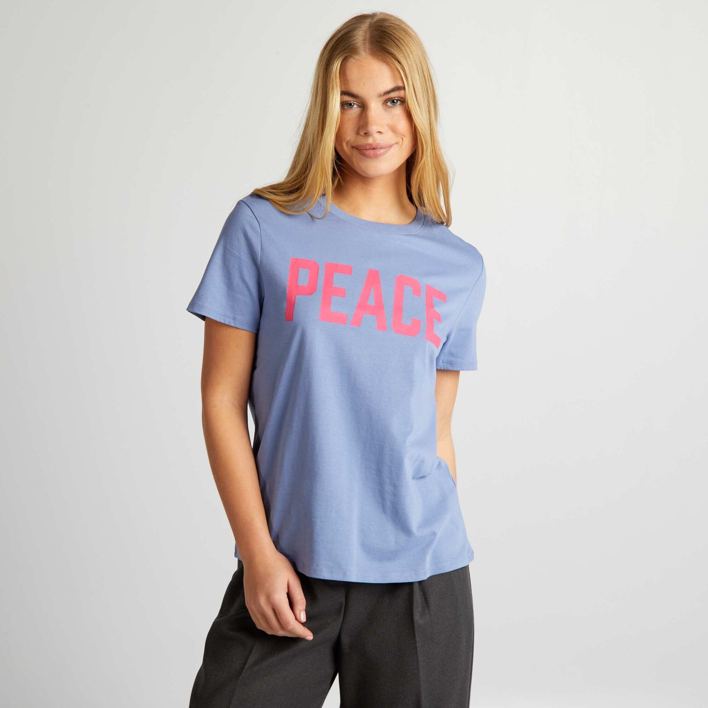 Eco-design heart T-shirt BLUE