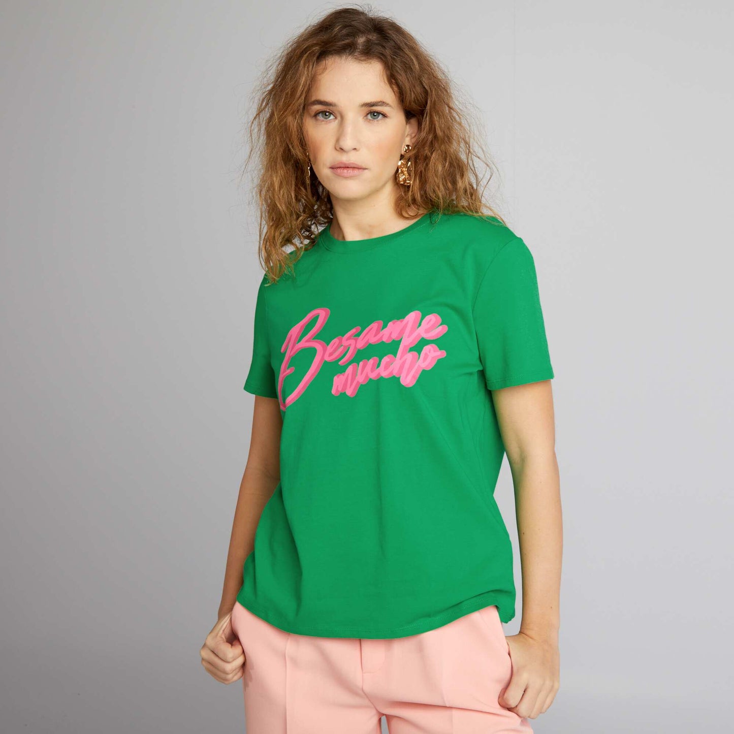 Eco-design heart T-shirt GREEN