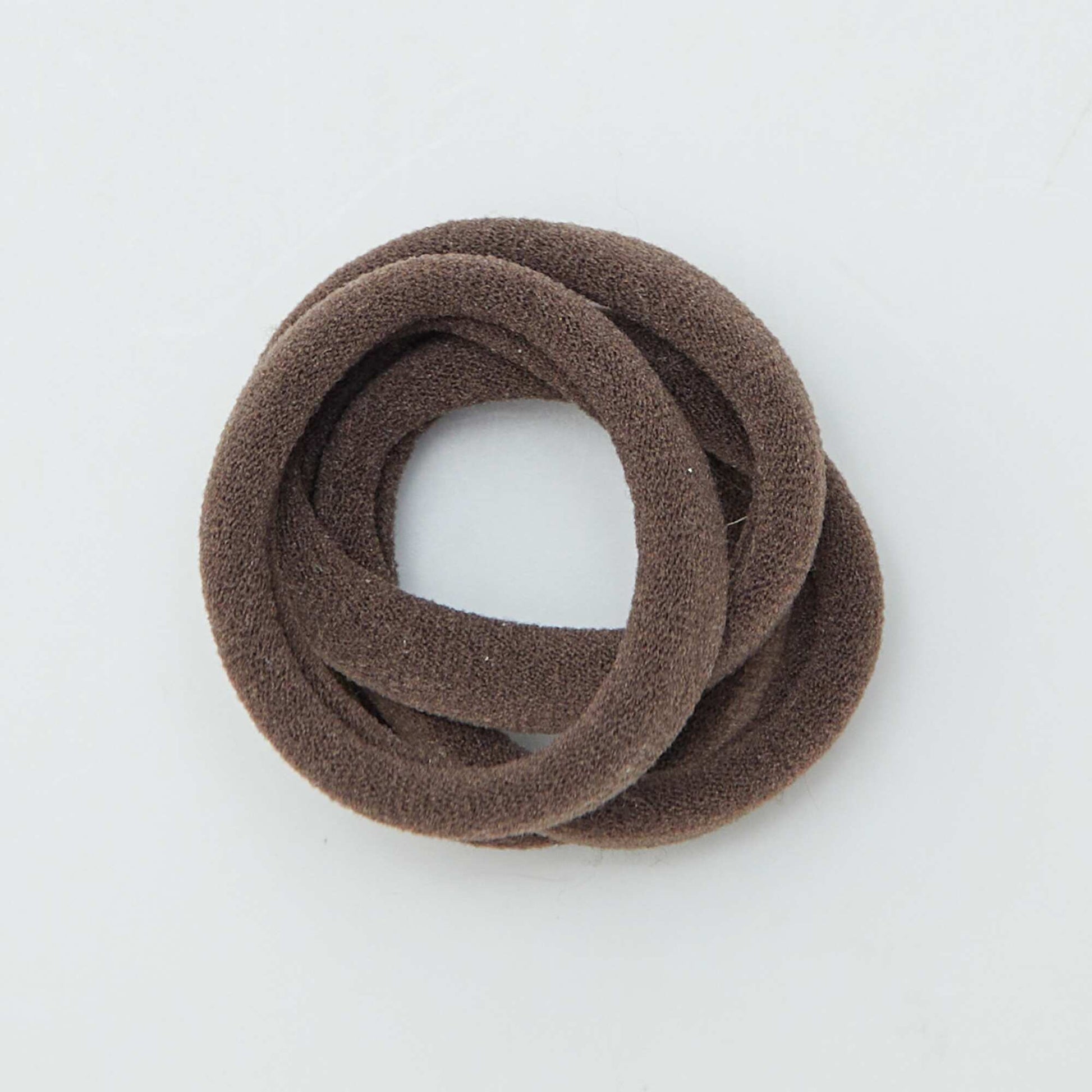 10-Pack Hair Elastics BROWN