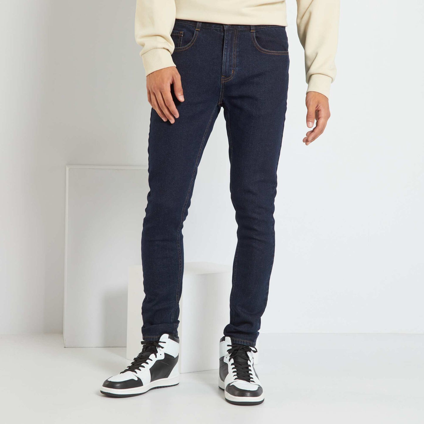 Eco-design skinny jeans BLUE