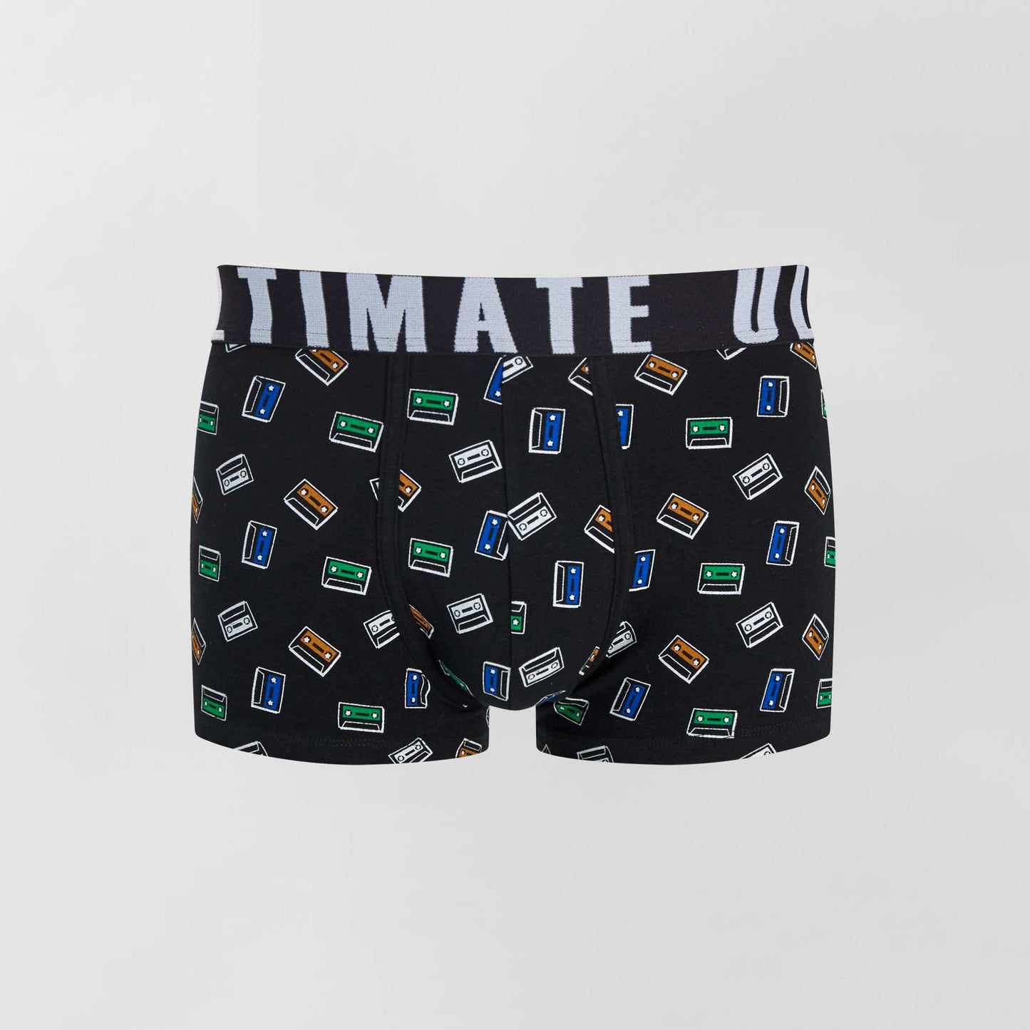 Pack of 3 patterned boxer shorts BLACK