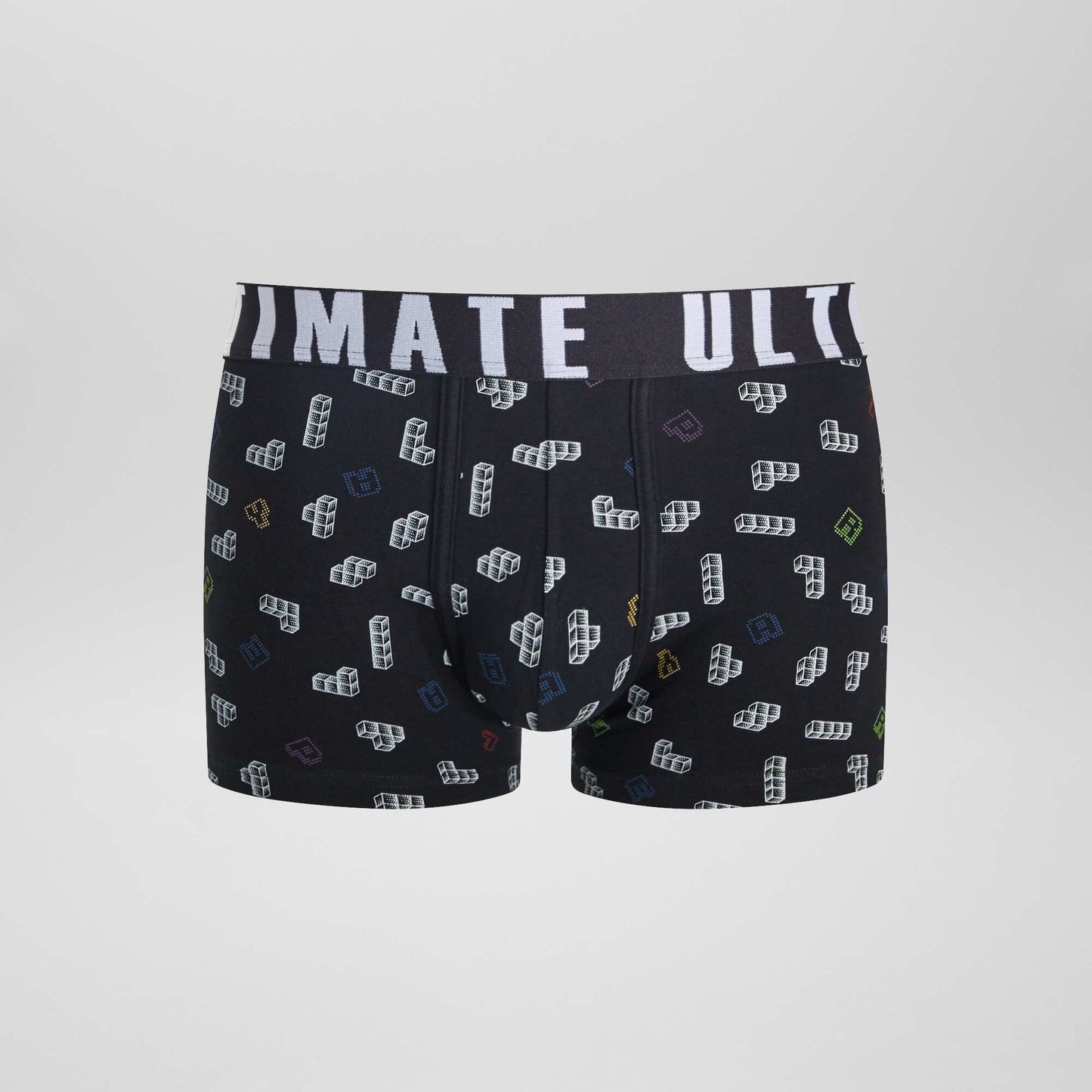 Pack of 3 patterned boxer shorts BLACK