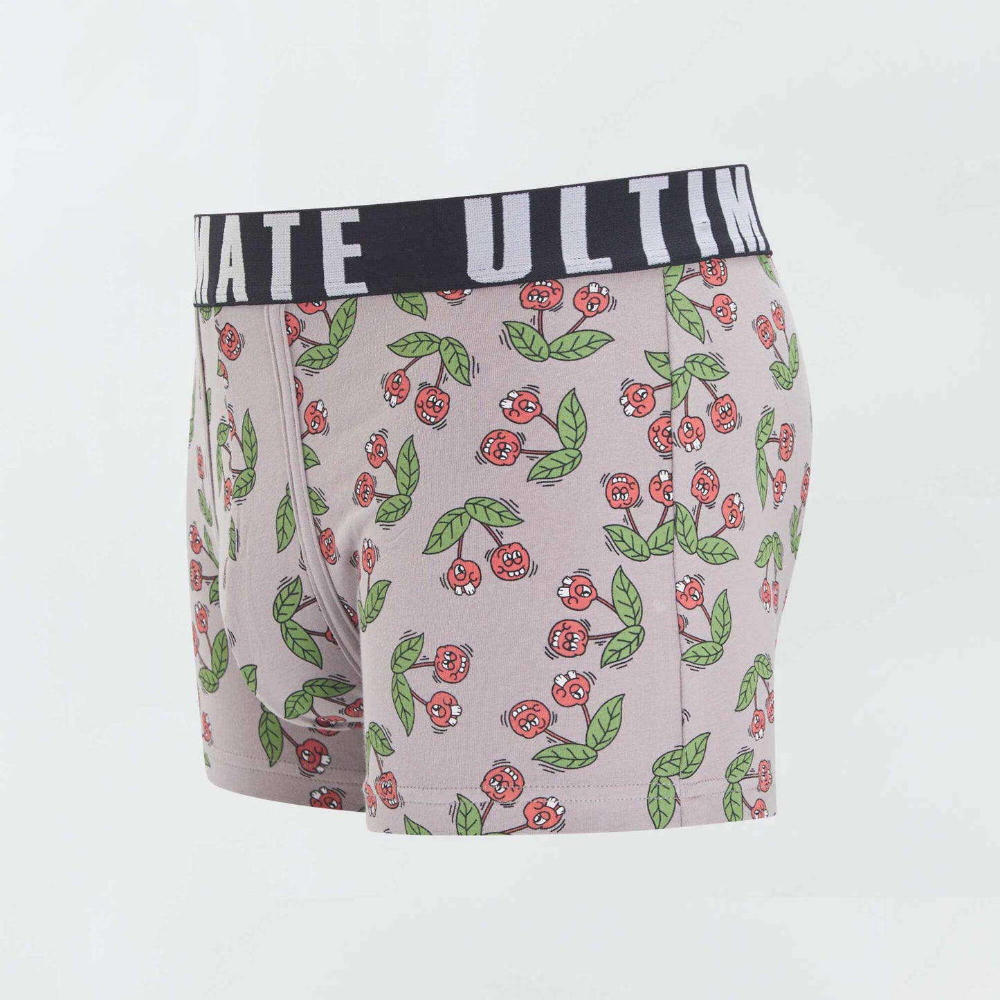 Pack of 3 patterned boxer shorts CHERRY