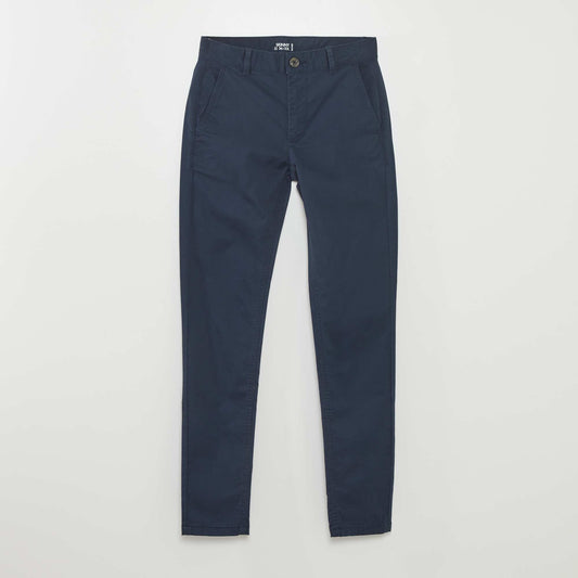 Stretch skinny chinos - L32 blue