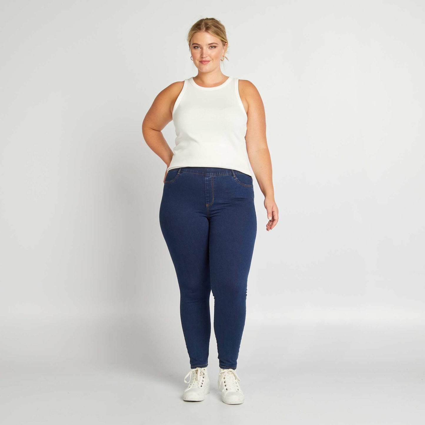 Slim cut jeggings BLUE