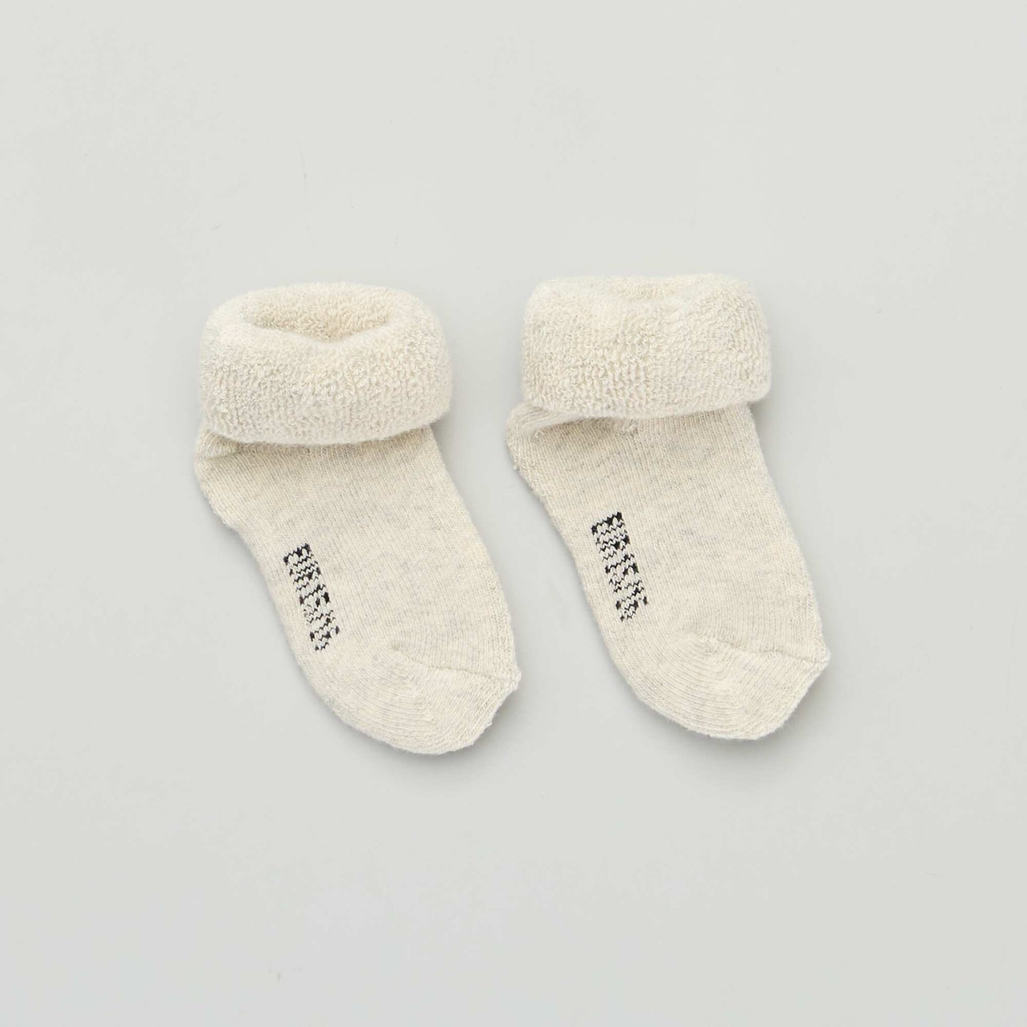 مجموعة من 3 أزواج من جوارب الأطفال - BEIGE_SET