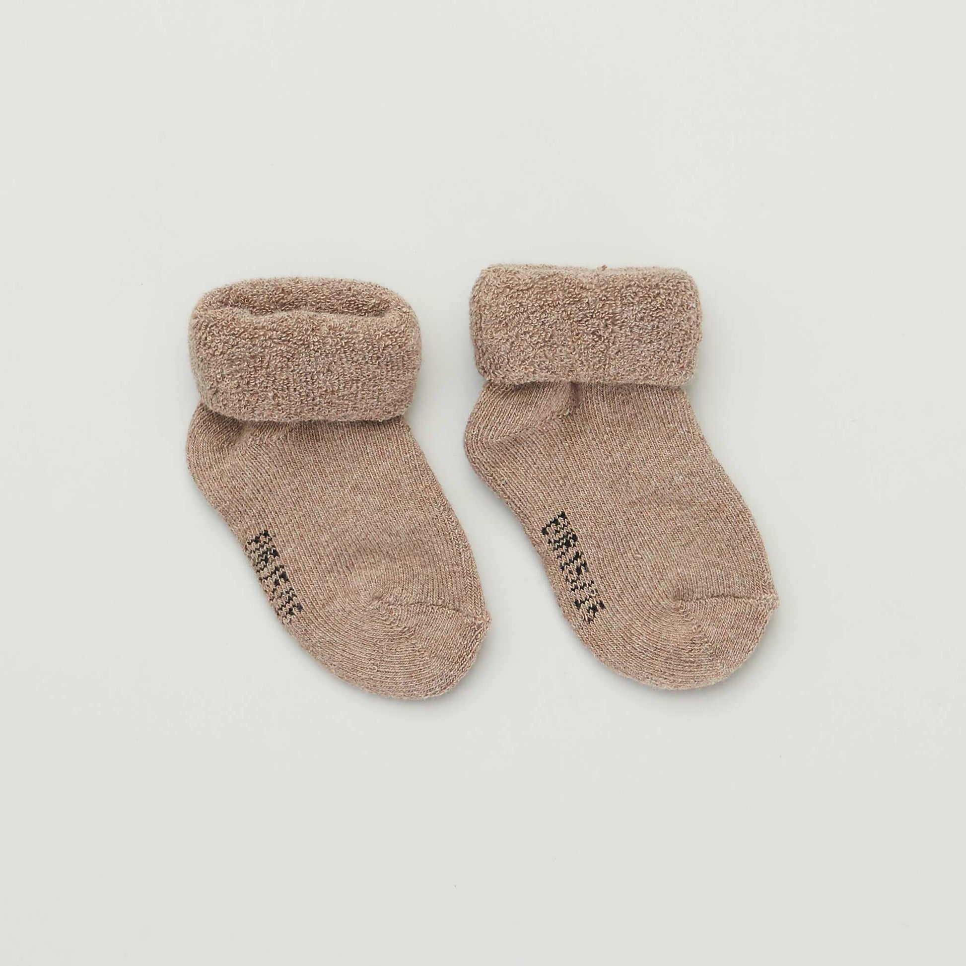 مجموعة من 3 أزواج من جوارب الأطفال - BEIGE_SET