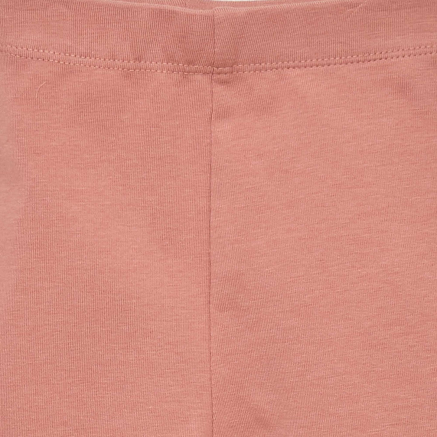 Long plain jersey knit leggings ASH ROSE 1