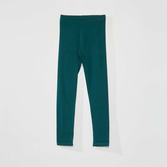 Long stretch leggings GREEN