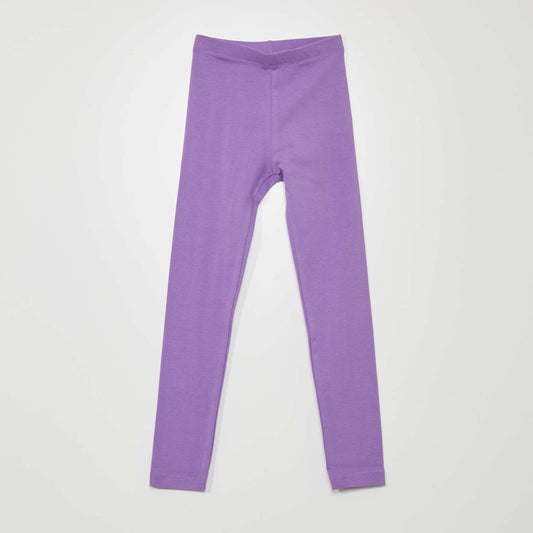 Long stretch leggings PURPLE