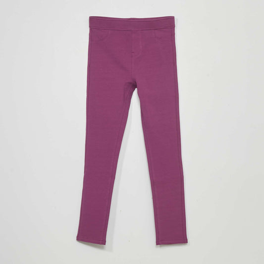 Eco-design jeggings PASSI PINK