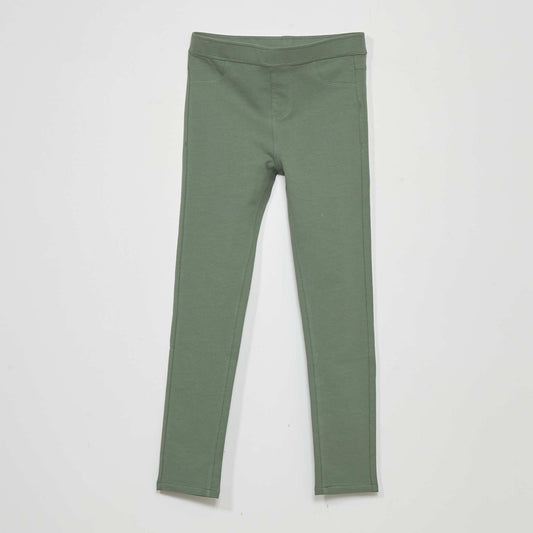 Eco-design jeggings FOREST GREEN