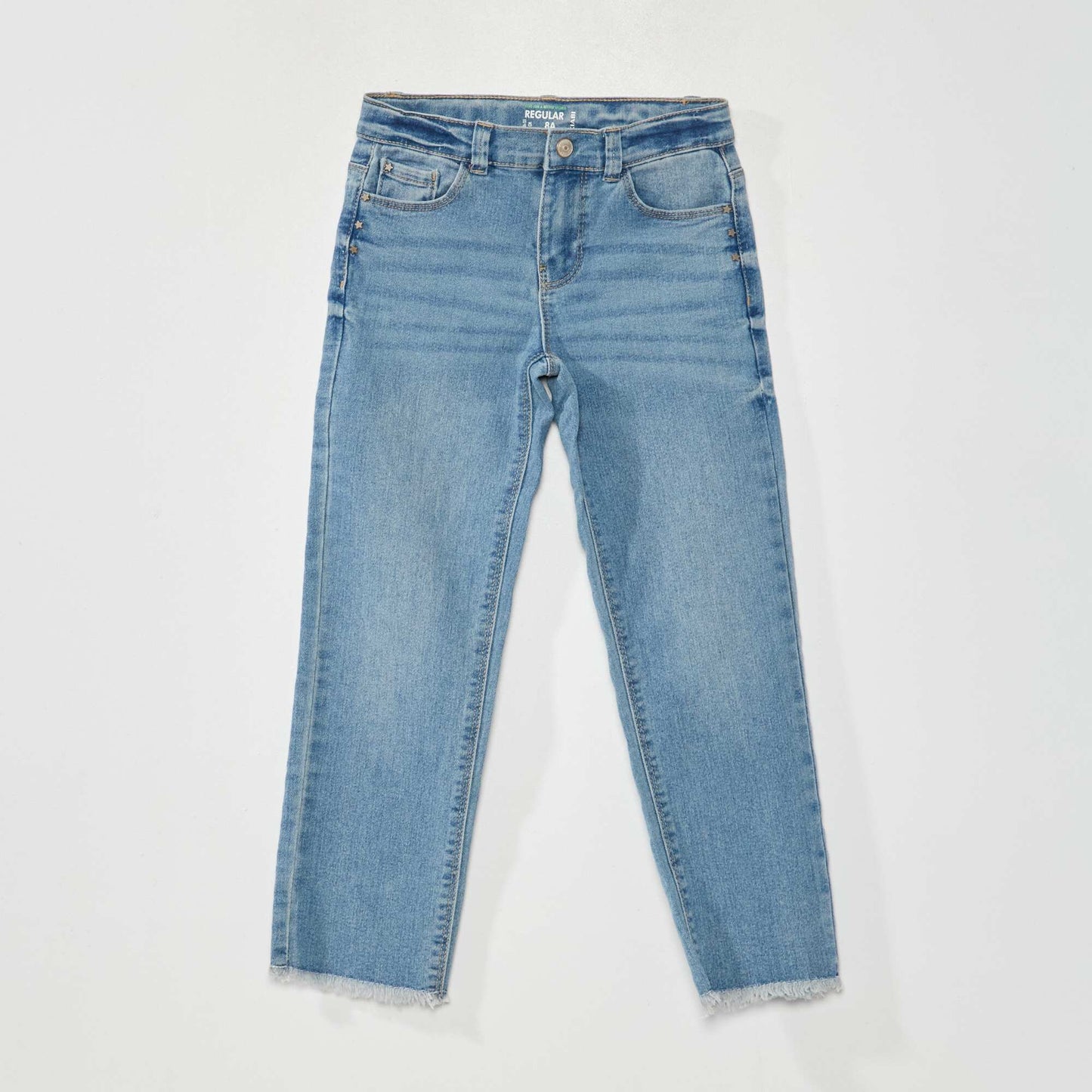 'Stars' stretch cotton jeans BLUE