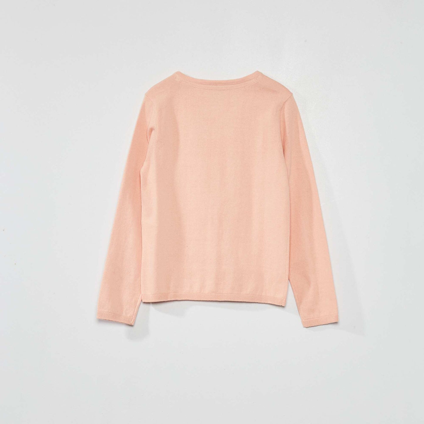 Fine knit cardigan PINK