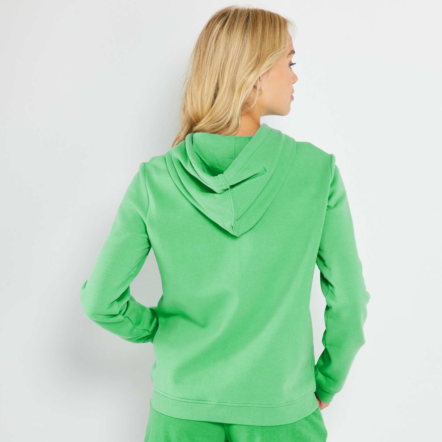 Zip-up hoodie GREEN