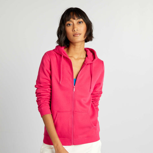 Zip-up hoodie PINK