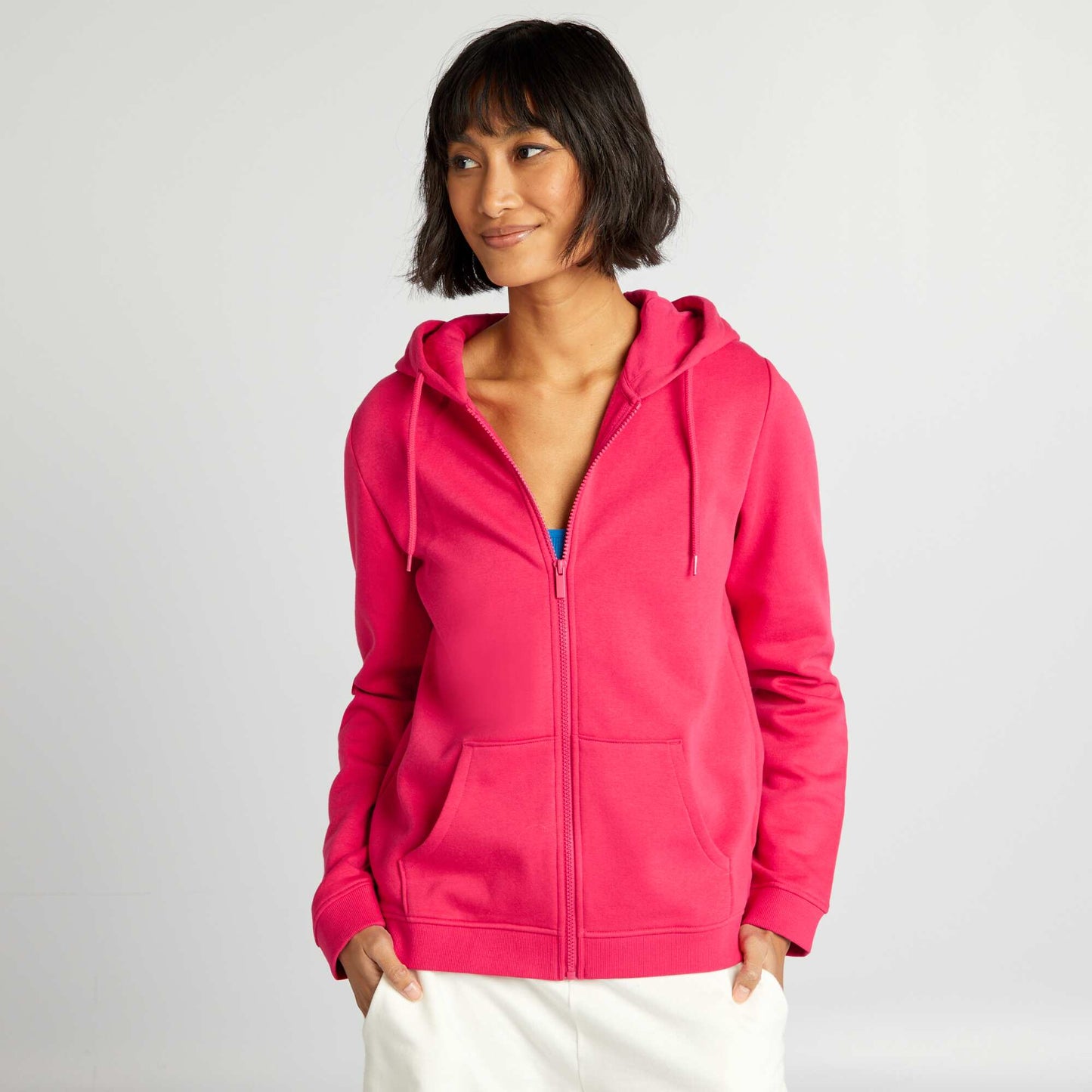 Zip-up hoodie PINK