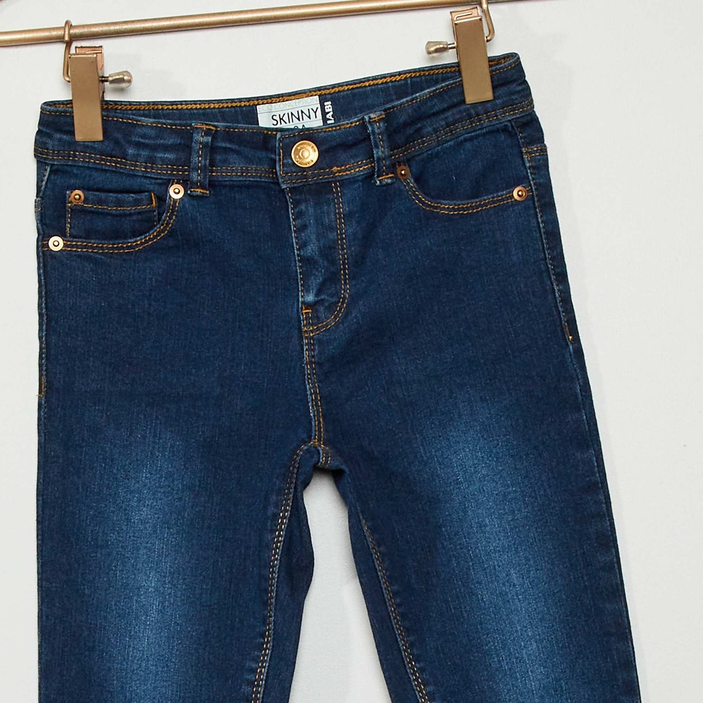 Eco-design skinny jeans BLUE