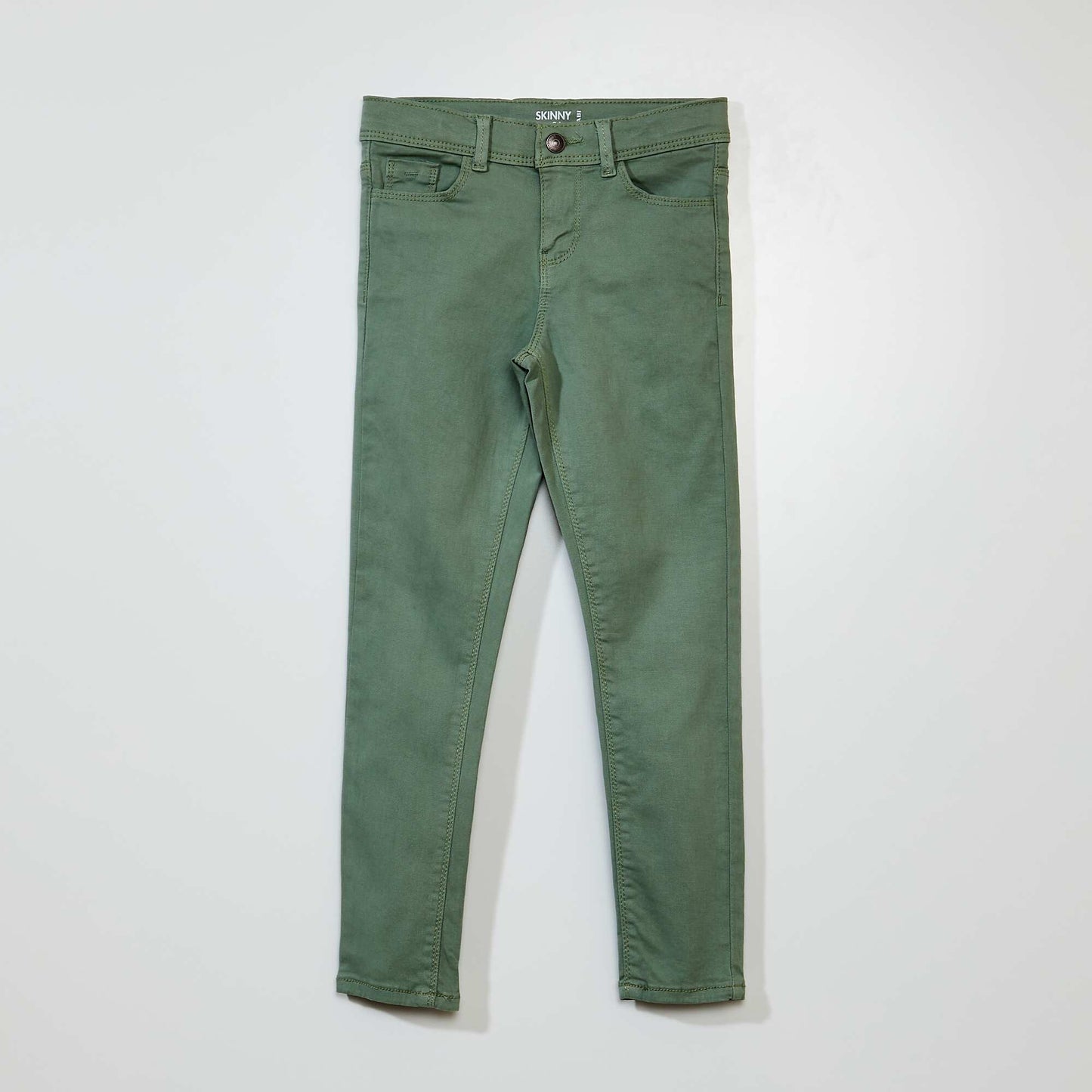 Skinny trousers BAY GREEN