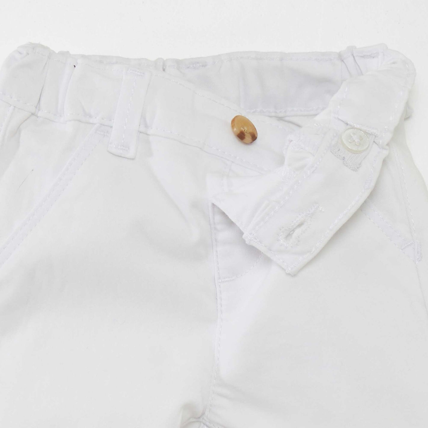 Plain chinos WHITE