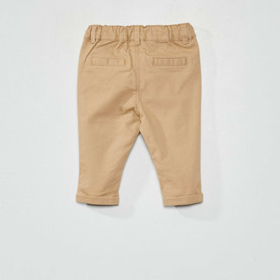 Plain chinos BEIGE
