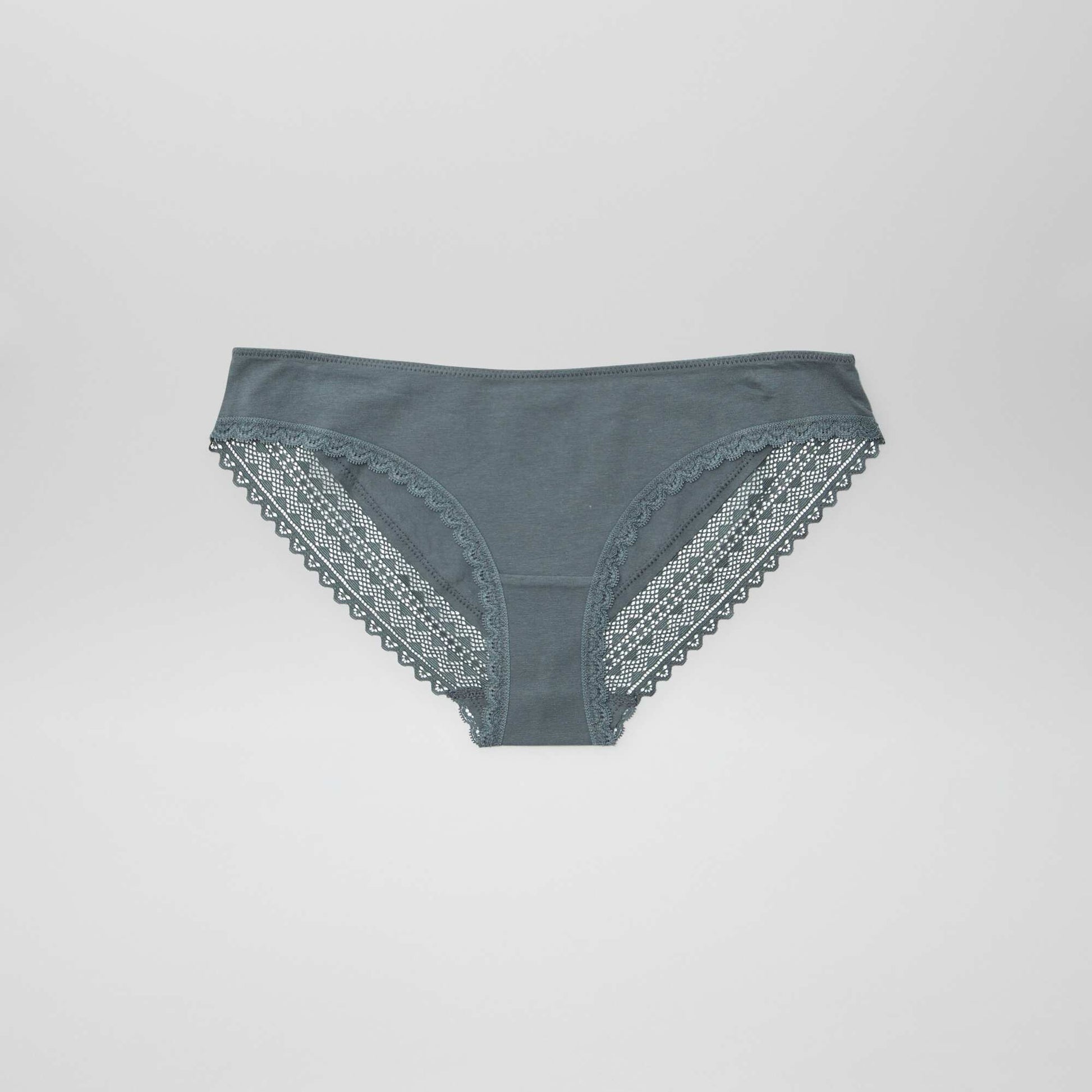 3-Pack Cotton and Lace Panties PINK