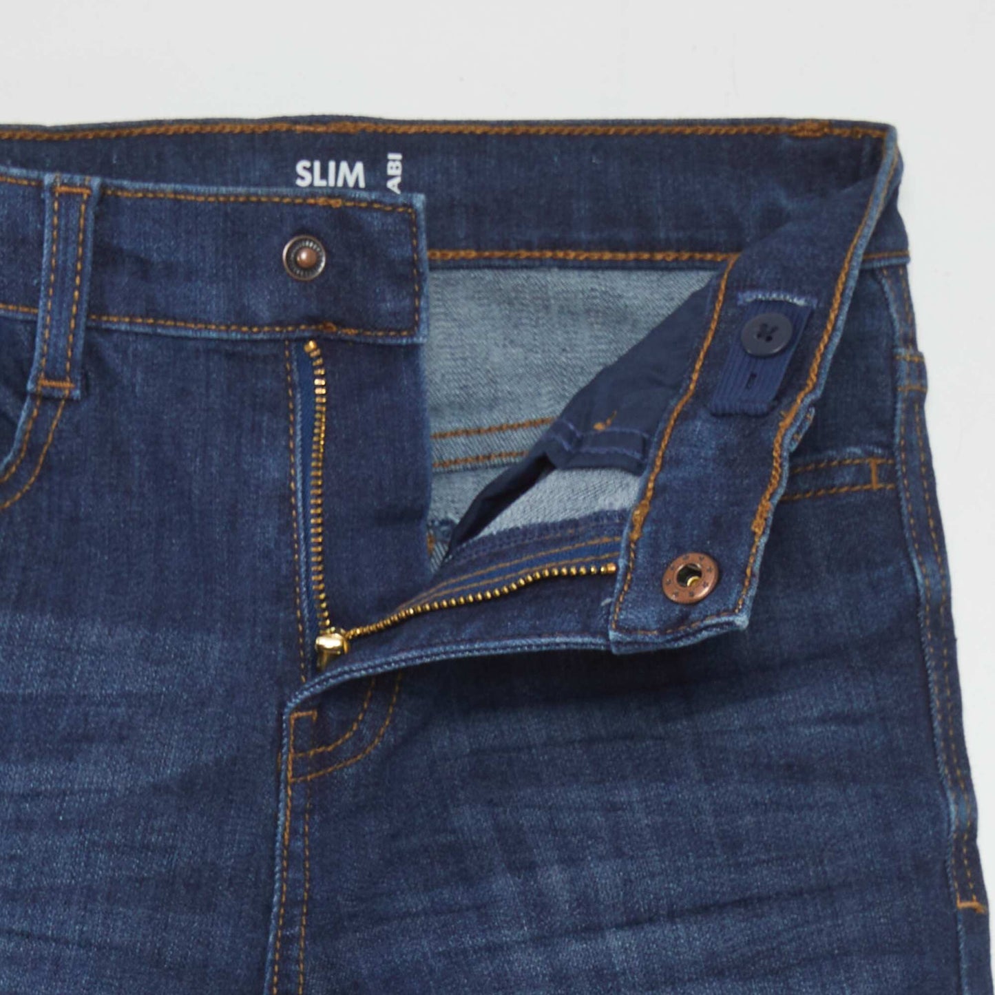 Hardwearing slim-fit jeans BLUE