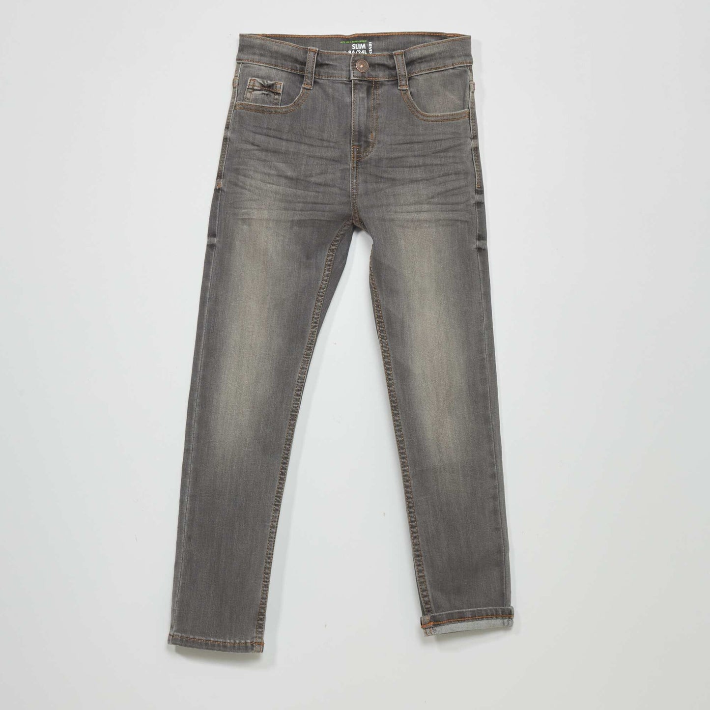 Hardwearing slim-fit jeans LIGHT GRE1