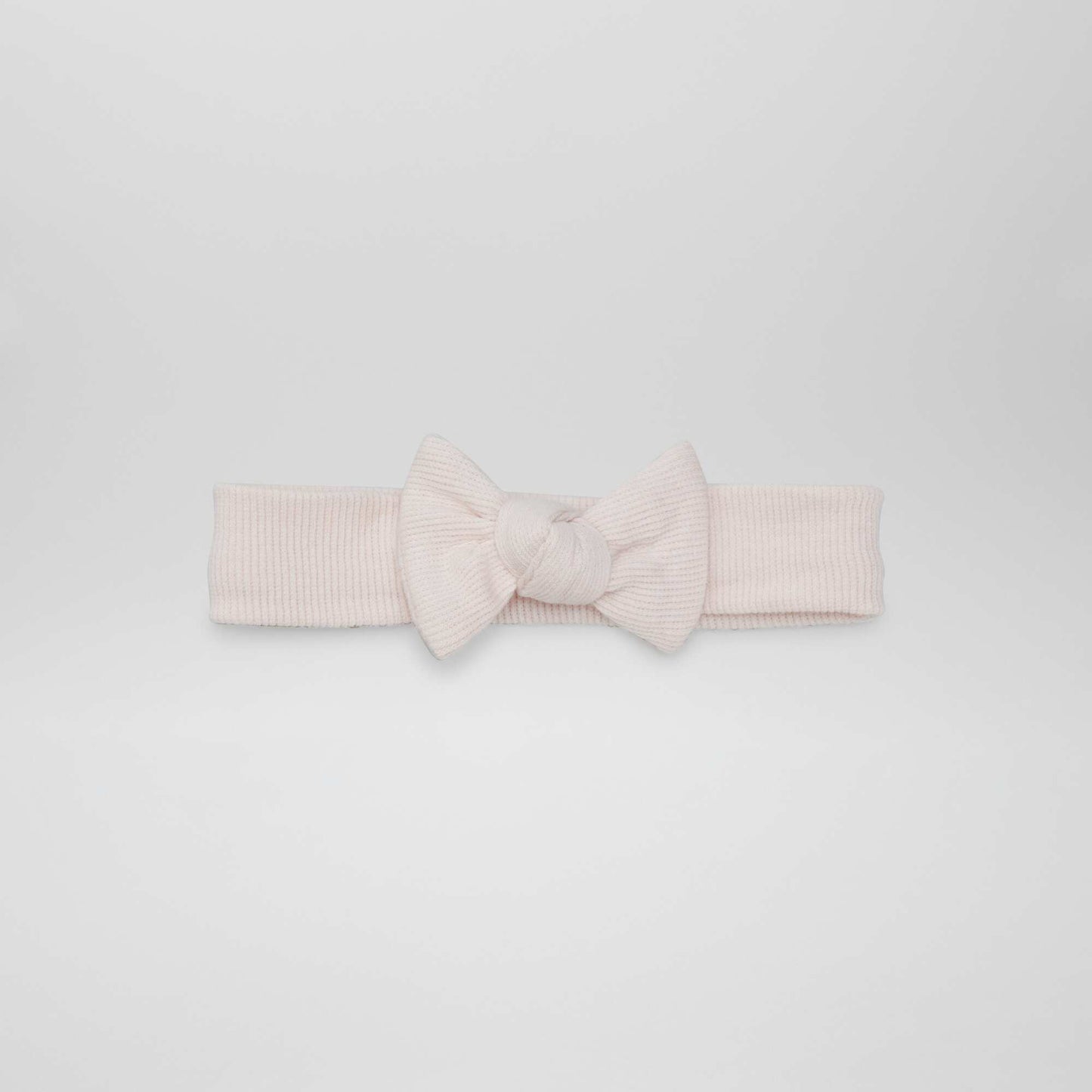 Ribbed jersey headband PINK
