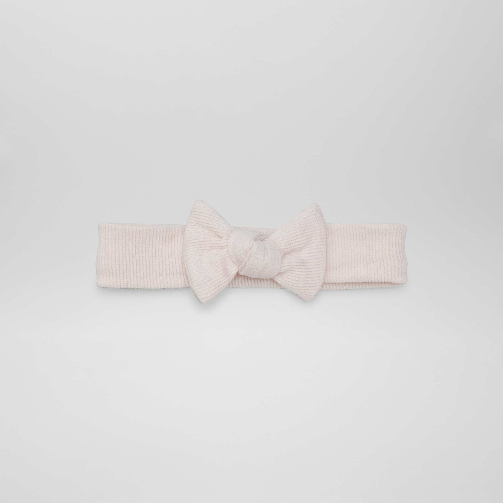 Ribbed jersey headband PINK