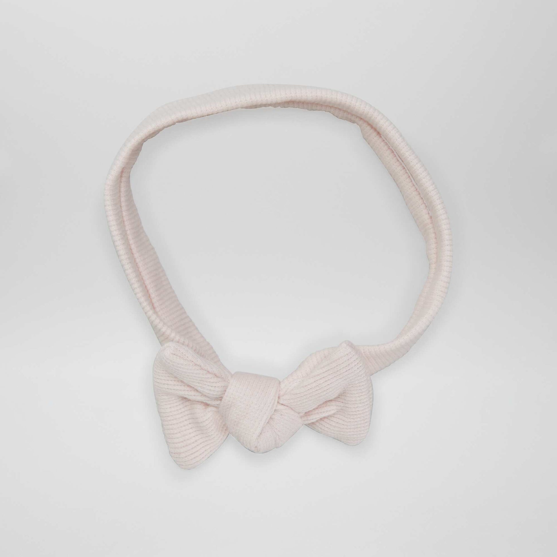 Ribbed jersey headband PINK