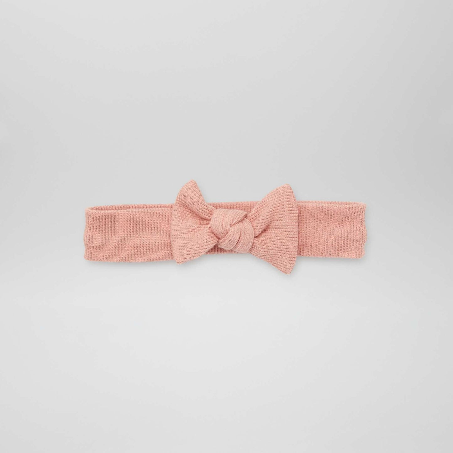 Ribbed jersey headband ROSE ASH